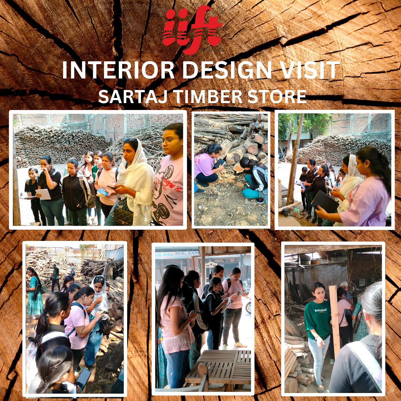 Fashion Design students of IIFT Bhopal explored traditional textiles during a market visit to the Silk Exhibition at Bhopal Haat.